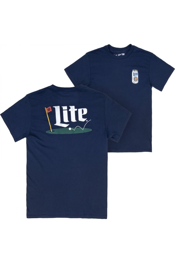 Putting Green Front and Back Print T-Shirt-Large