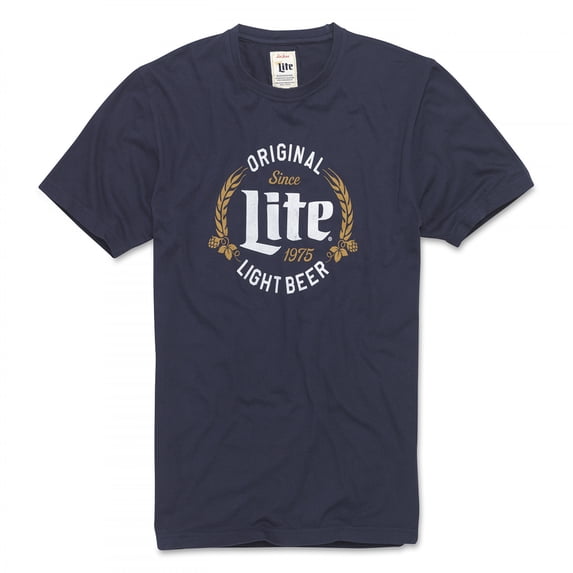 Miller Lite Since 1975 Blue T-Shirt-XLarge