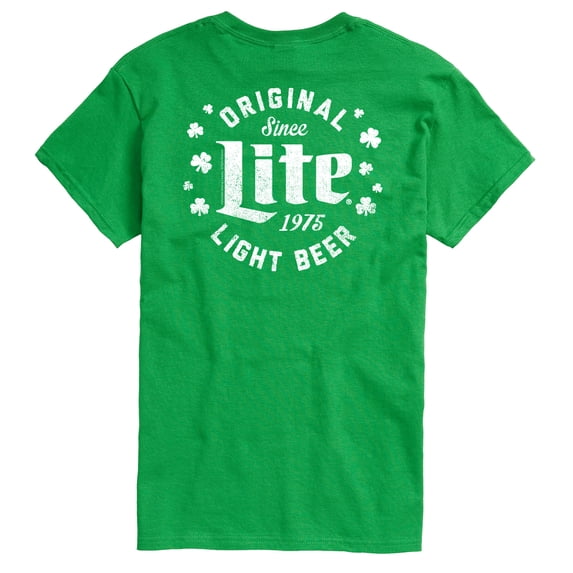 Miller Lite - St. Patrick's Original Light Beer - Men's Short Sleeve Graphic T-Shirt