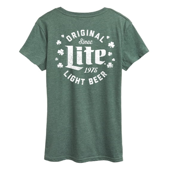 Miller Lite - St. Patrick's Original Light Beer - Women's Short Sleeve Graphic T-Shirt