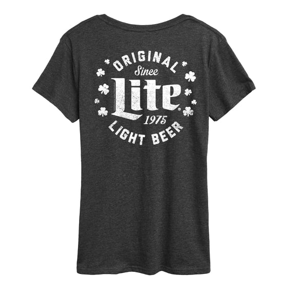 Miller Lite - St. Patrick's Original Light Beer - Women's Short Sleeve Graphic T-Shirt