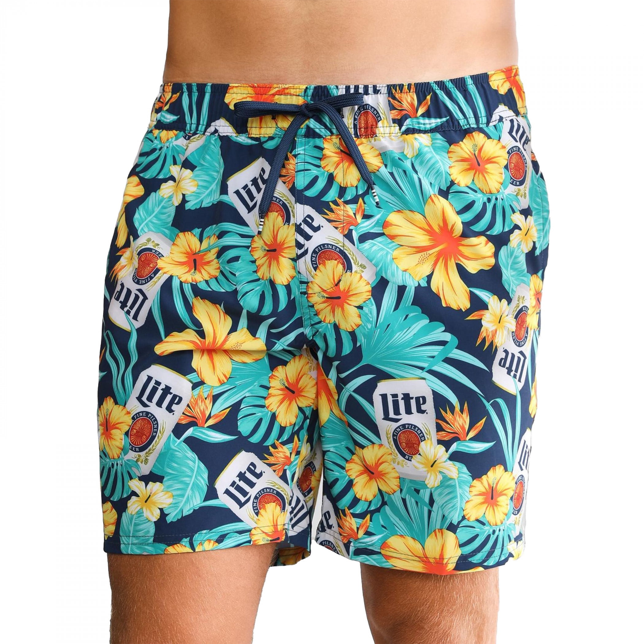 Miller lite swimming trunks clearance