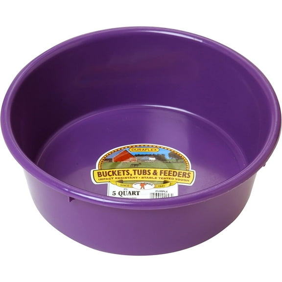 Miller Manufacturing 405005745 P5 5 qt. Plastic Utility Pan, Purple