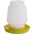 thumbnail image 1 of Miller Manufacturing Plastic Poultry Fountain Complete Waterer Yellow 1 Gallon, 1 of 2