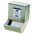 thumbnail image 1 of Pet Lodge Galvanized Steel Rabbit Feeder Silver 7 in. H X 5 in. W X 5 in. D, 1 of 4