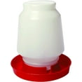 thumbnail image 1 of Miller Manufacturing Plastic Poultry Fountain Complete Waterer Red 1 Gallon, 1 of 4