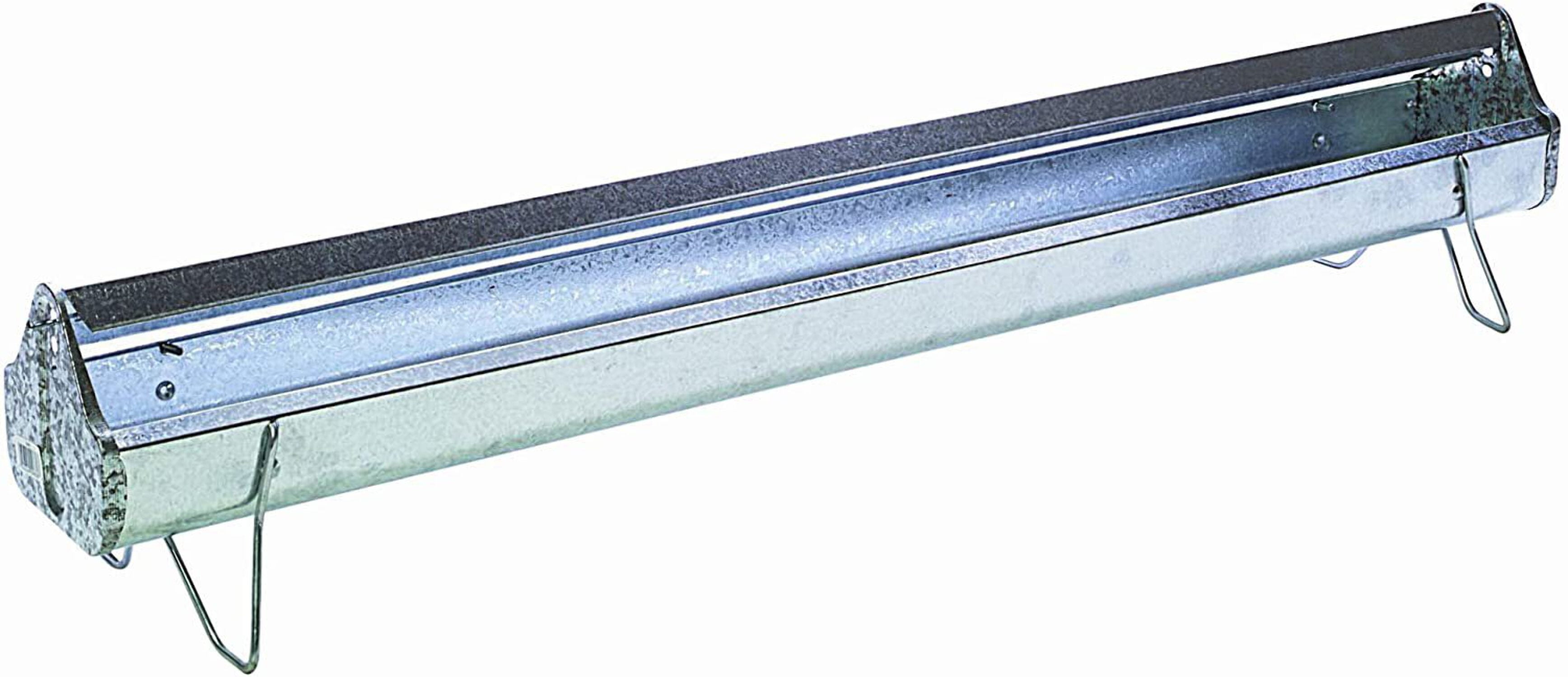 36-Inch Galvanized Steel Poultry Feeder with Anti-Roost Reel