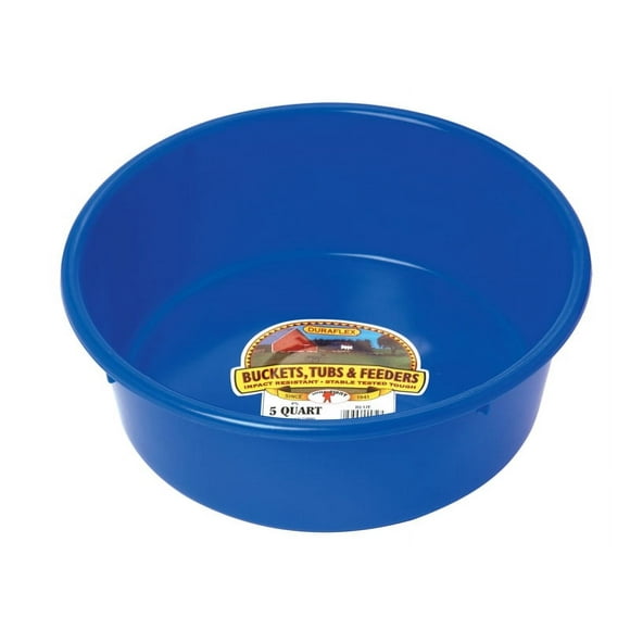 PAN FEED/WATER 5QT BLUE(Pack of 1)