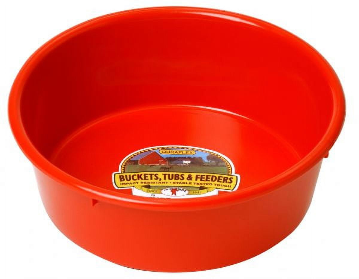 Little Giant 5 Quart Heavy Duty Plastic Red Utilit