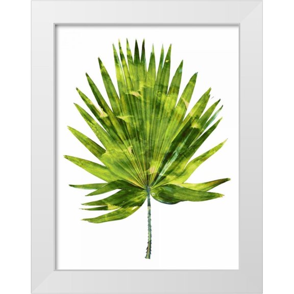 Miller, Melonie 12x14 White Modern Wood Framed Museum Art Print Titled - Palm IV