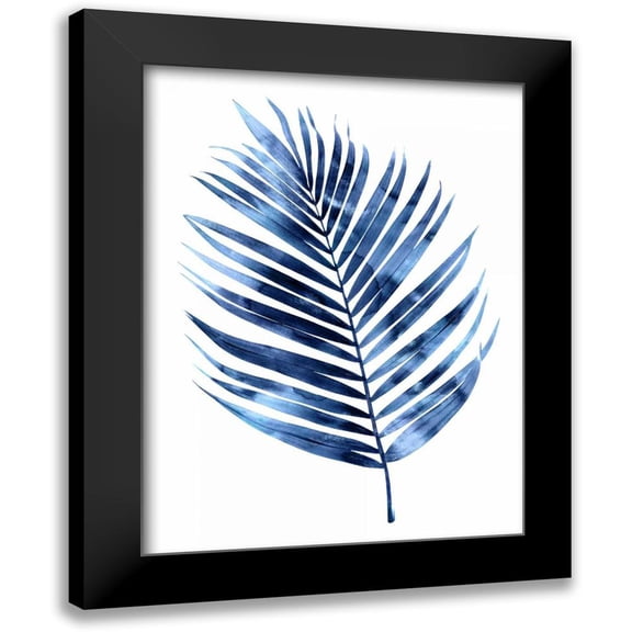 Miller, Melonie 15x18 Black Modern Framed Museum Art Print Titled - Indigo Palm I