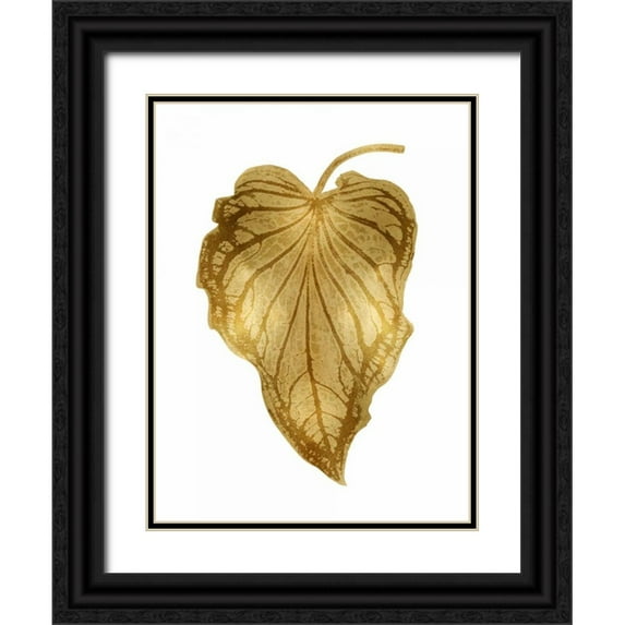 Miller, Melonie 19x24 Black Ornate Wood Framed with Double Matting Museum Art Print Titled - Gold Palm III