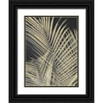 thumbnail image 1 of Miller, Melonie 19x24 Black Ornate Wood Framed with Double Matting Museum Art Print Titled - Palm Shadows Cream I, 1 of 4