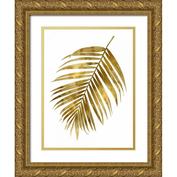Miller, Melonie 25x32 Gold Ornate Wood Framed with Double Matting Museum Art Print Titled - Gold Palm I