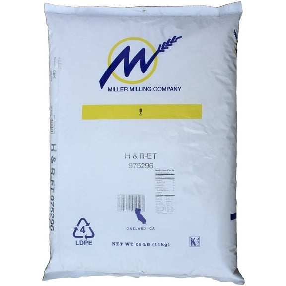 Miller Milling Company H&R All Purpose Flour, 25 Pounds