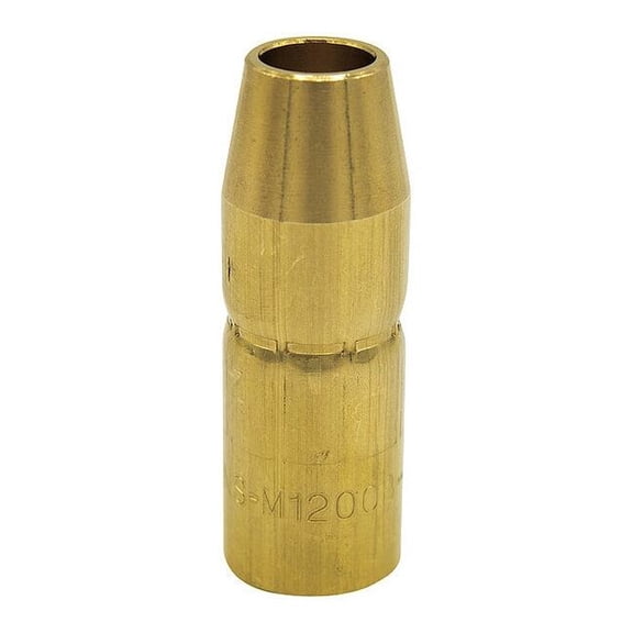 Miller NS-M1200B AccuLock MDX Thread-On Nozzle, 1/2" Orifice, Flush Tip, Brass, 2 pack