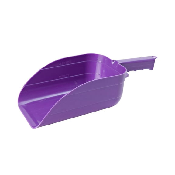Miller Plastic Utility Purple Feed Scoop Heavy Duty Farm Scoop
