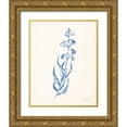 thumbnail image 1 of Miller, Sara Zieve 12x14 Gold Ornate Wood Framed with Double Matting Museum Art Print Titled - Bluebells II, 1 of 4