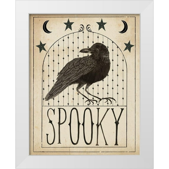 Miller, Sara Zieve 12x14 White Modern Wood Framed Museum Art Print Titled - Hocus Pocus I Stars
