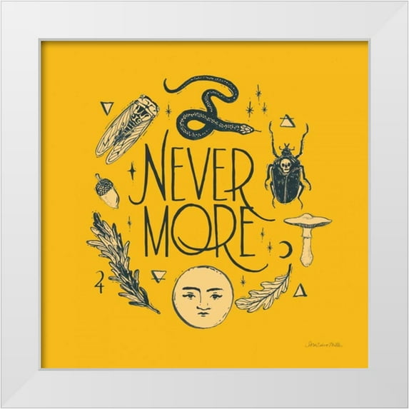 Miller, Sara Zieve 15x15 White Modern Wood Framed Museum Art Print Titled - Something Wicked VI