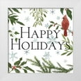 thumbnail image 1 of Miller, Sara Zieve 20x20 White Modern Wood Framed Museum Art Print Titled - Peace and Joy cardinal III, 1 of 4