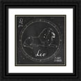 thumbnail image 1 of Miller, Sara Zieve 26x26 Black Ornate Wood Framed with Double Matting Museum Art Print Titled - Night Sky Leo, 1 of 4