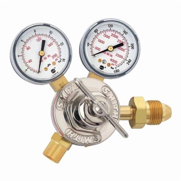 Miller Smith 30-150-580 Argon, Nitrogen Medium Duty Regulator