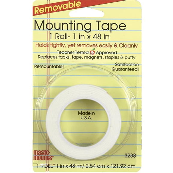 Miller Studio  1 x 48 in. Magic Mounts Remarkably Removable Tape & Chart - 6 Roll