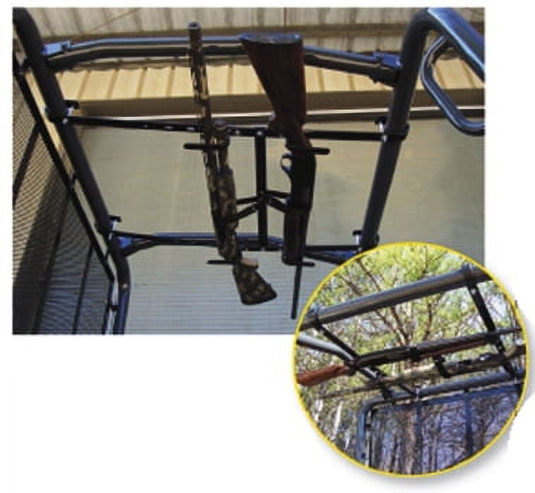 Miller Utv Roof Mount Gun Rack 2Gun For Mules/Ranger/Kubota 220