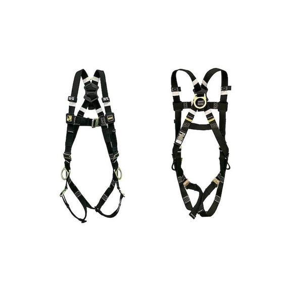 H500 Miller Full Body Harness Welding, 2XL, 420 lb, Quick-Connect Chest/ Quick-Connect Leg Straps