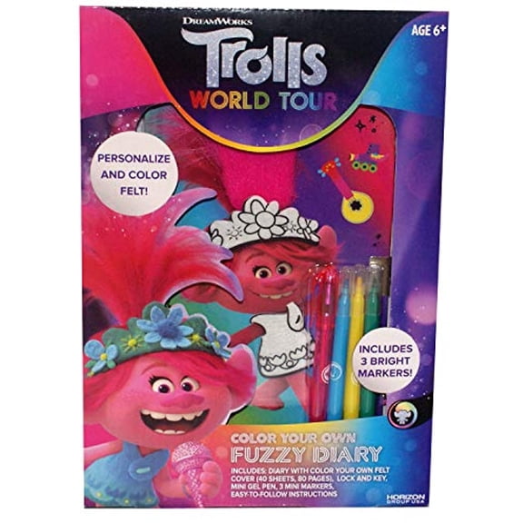 Miller's Emporium Trolls World Tour Fuzzy Diary