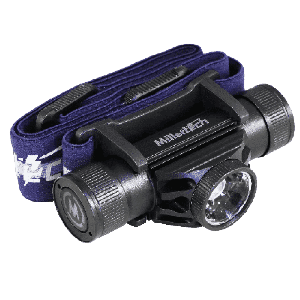 Model 556 High Power (2nd Gen) Rechargeable Millertech LED Headlamp