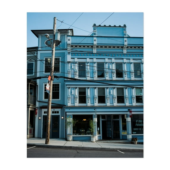 Millerton Architectural - Millerton New York Photography Architecture Street Photography Vintage City Art Deco Travel Poster Unframed Wall Art Print 12 x 16 inches