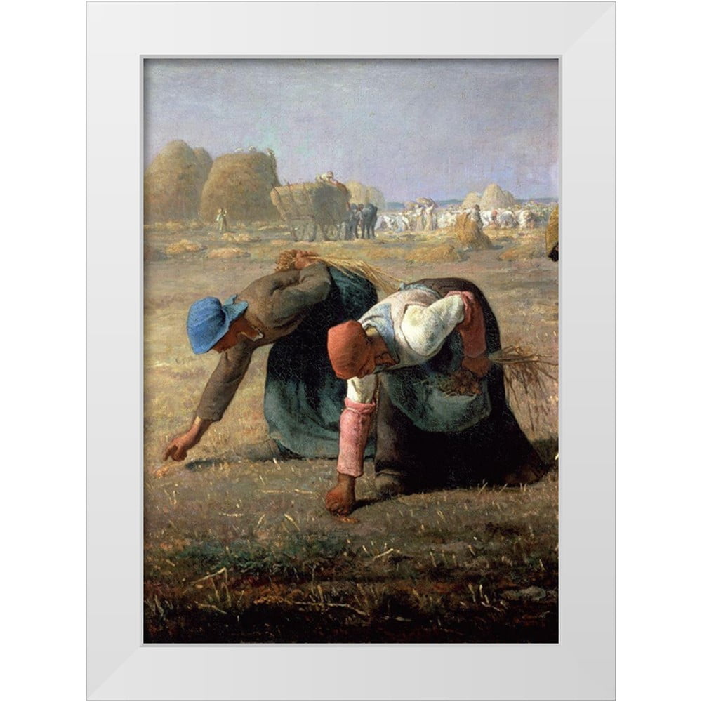 Millet, Jean-Francois 11x14 White Modern Wood Framed Museum Art Print  Titled - The Gleaners (Detail) - Walmart Business Supplies, image size:1000x1000