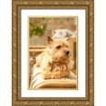 thumbnail image 1 of Millet, Karyn 11x14 Gold Ornate Wood Framed with Double Matting Museum Art Print Titled - Sunny Spot, 1 of 4