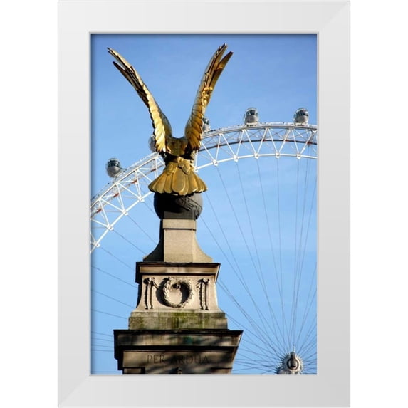 Millet, Karyn 11x14 White Modern Wood Framed Museum Art Print Titled - London Eye