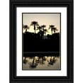 thumbnail image 1 of Millet, Karyn 13x18 Black Ornate Wood Framed with Double Matting Museum Art Print Titled - Tropical Silhouette II, 1 of 4