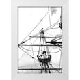 thumbnail image 1 of Millet, Karyn 13x18 White Modern Wood Framed Museum Art Print Titled - Sail Lines and Angles BandW, 1 of 4