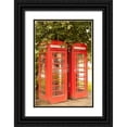 thumbnail image 1 of Millet, Karyn 17x24 Black Ornate Wood Framed with Double Matting Museum Art Print Titled - London Calling I, 1 of 4
