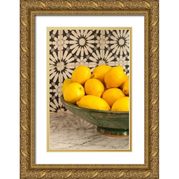 Millet, Karyn 17x24 Gold Ornate Wood Framed with Double Matting Museum Art Print Titled - Lemons I