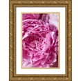 thumbnail image 1 of Millet, Karyn 17x24 Gold Ornate Wood Framed with Double Matting Museum Art Print Titled - Peony, 1 of 4