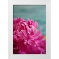 thumbnail image 1 of Millet, Karyn 17x24 White Modern Wood Framed Museum Art Print Titled - Fuchsia Peonies III, 1 of 4