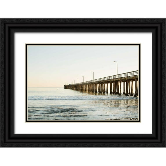 Millet, Karyn 18x13 Black Ornate Wood Framed with Double Matting Museum Art Print Titled - Boardwalk II