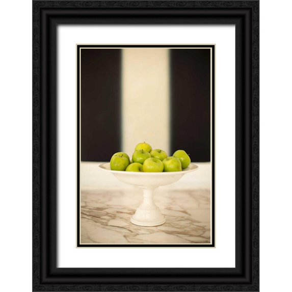 Millet, Karyn 23x32 Black Ornate Wood Framed with Double Matting Museum Art Print Titled - Apples I