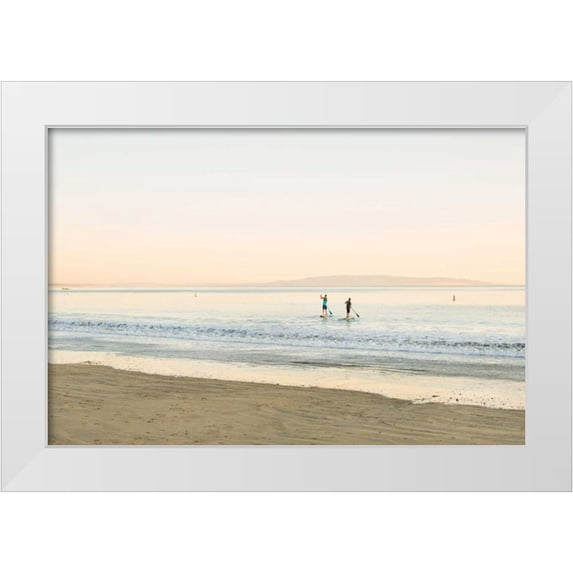 Millet, Karyn 24x17 White Modern Wood Framed Museum Art Print Titled - Paddle Board