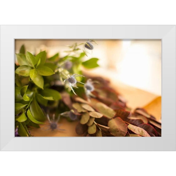 Millet, Karyn 32x23 White Modern Wood Framed Museum Art Print Titled - Bouquet I