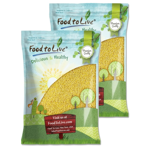 Millet Seeds, 18 Pounds — Kosher, Raw, Vegan, Sproutable — by Food to Live