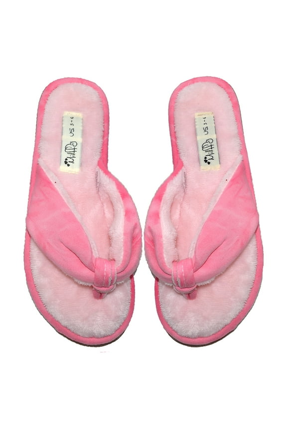 Women's mesh Slipper summer flip Flop Sandals flip-Flops Floral Cotton Slippers (US 7-8,Rainbow)