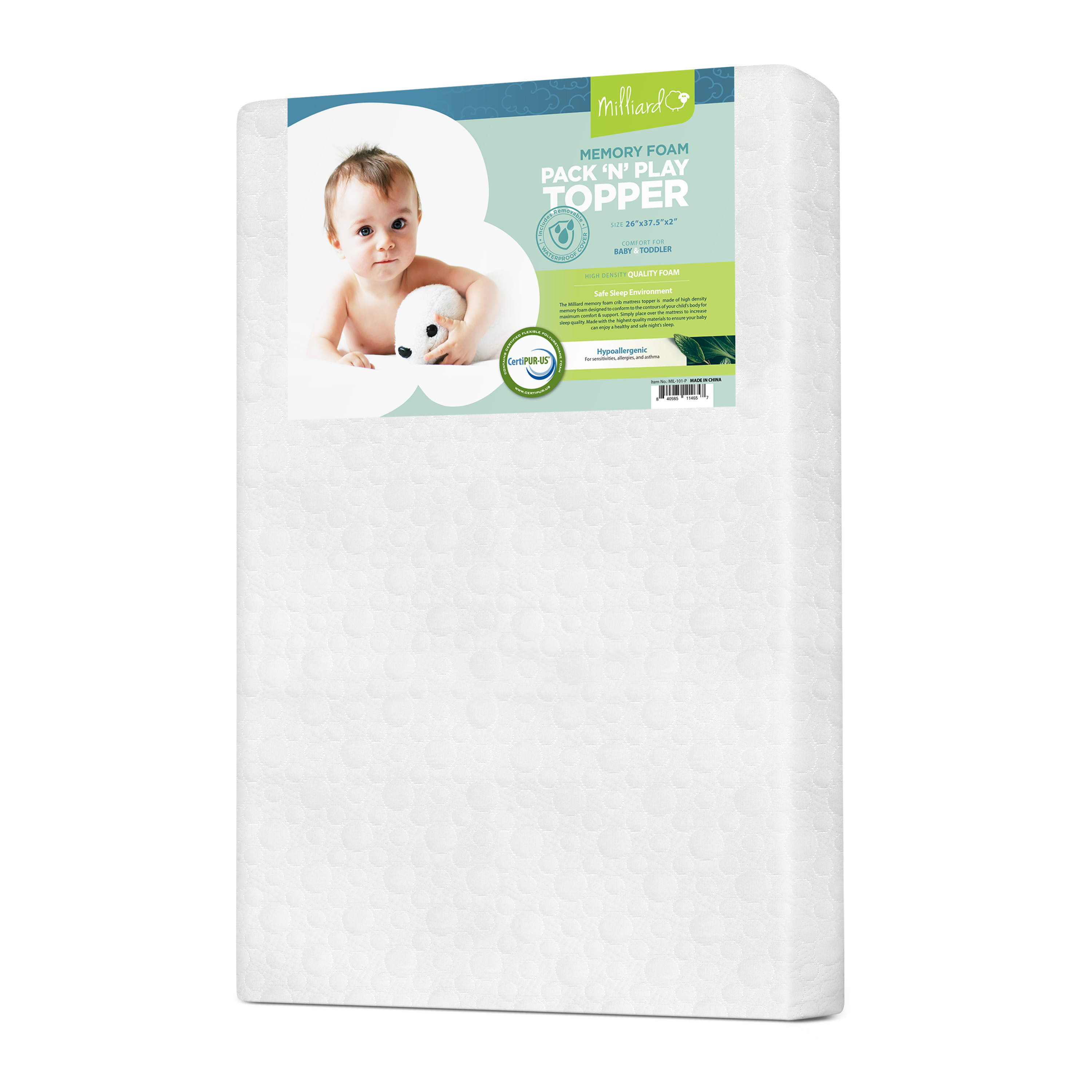 TL Care Waterproof Quilted Crib Pad