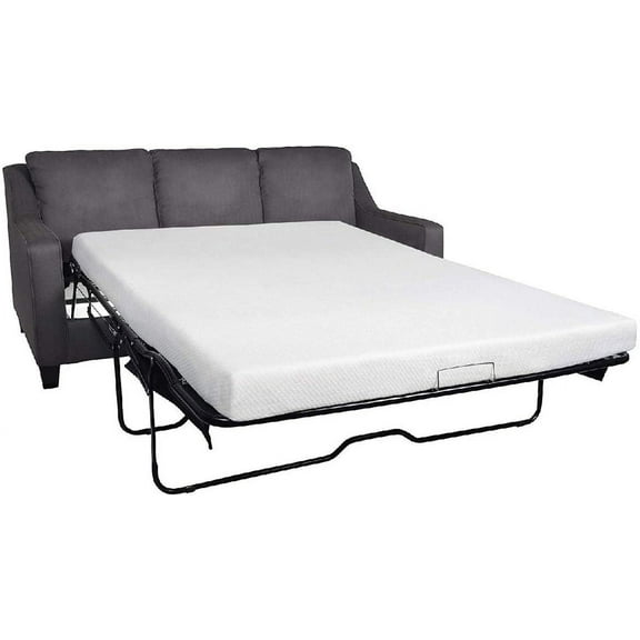 Milliard 4.5-Inch Memory Foam Replacement Mattress for Full Size Sleeper Sofa and Couch Beds (Sofa Not Included) - Full, Extra Soft
